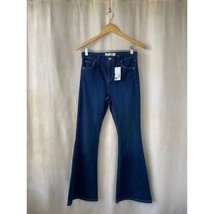 Topshope Petite Jamie Flare - Navy Wash